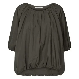 Rachelle - Voile cloud blouse I Pirate black