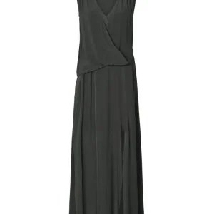 Ellemi - Matte drape dress I Pirate black